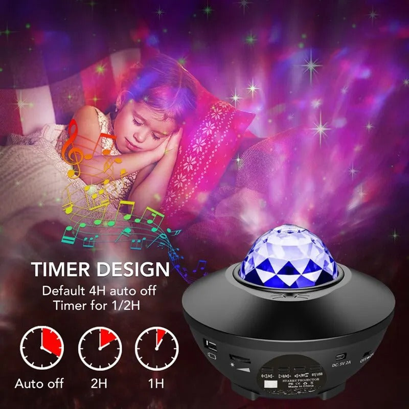 Prime Zar™ LED Starry Galaxy Projector Night Light